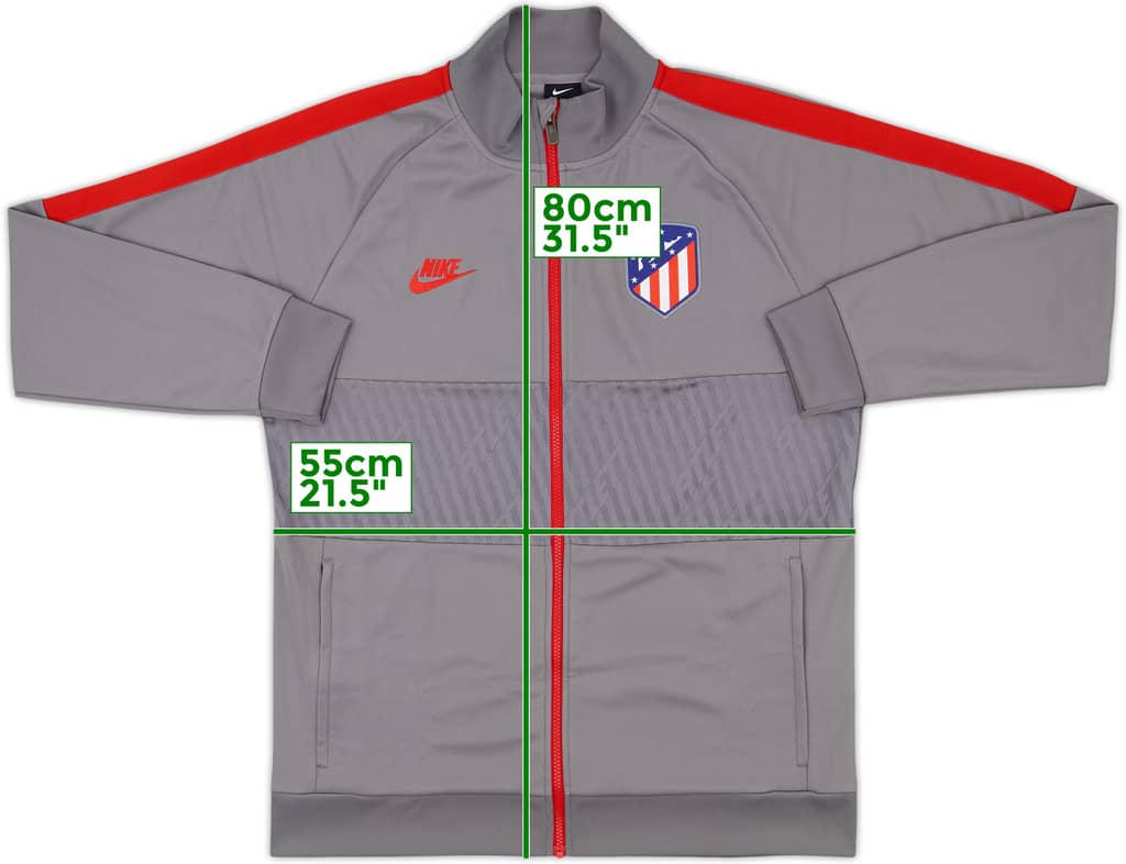 2019-20 Atletico Madrid Nike Track Jacket - 8/10 - (L)