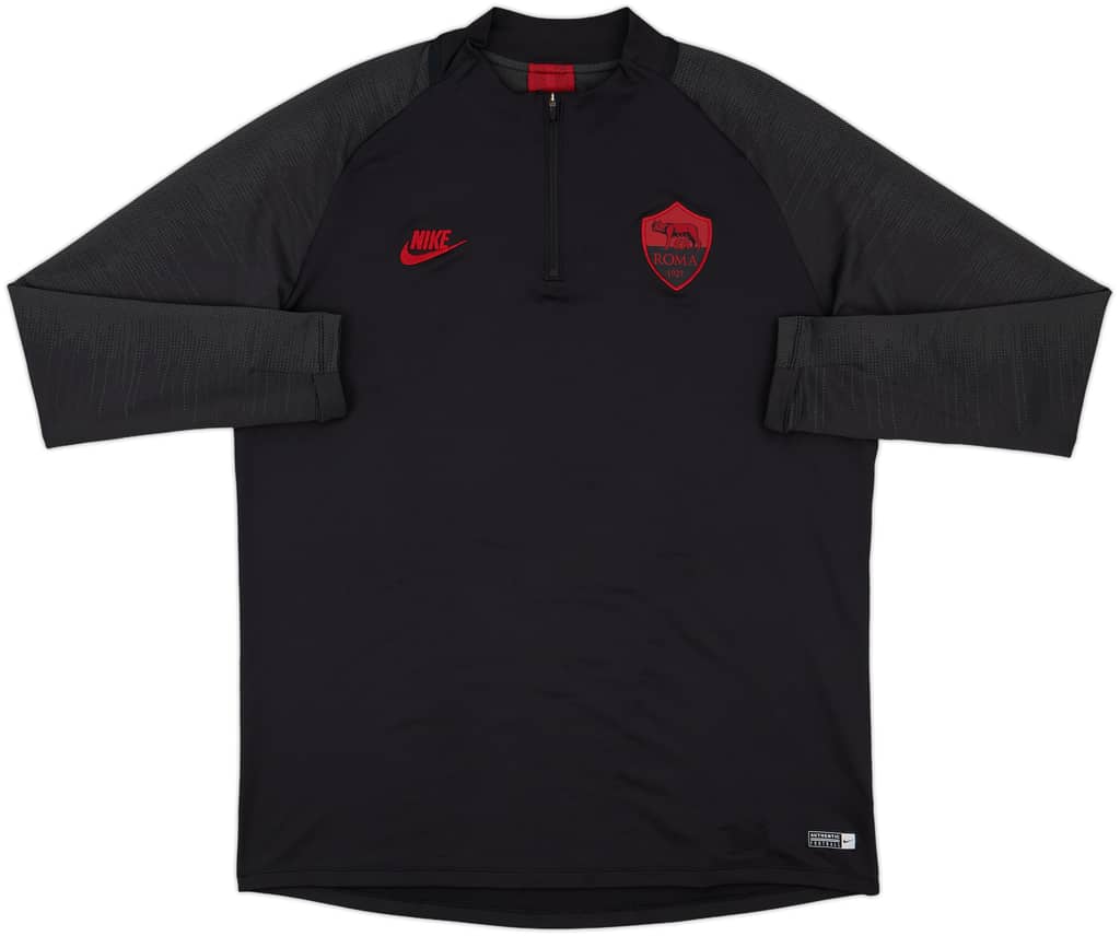 2019-20 Roma Nike 1/4 Zip Training Top - 10/10 - (XL)