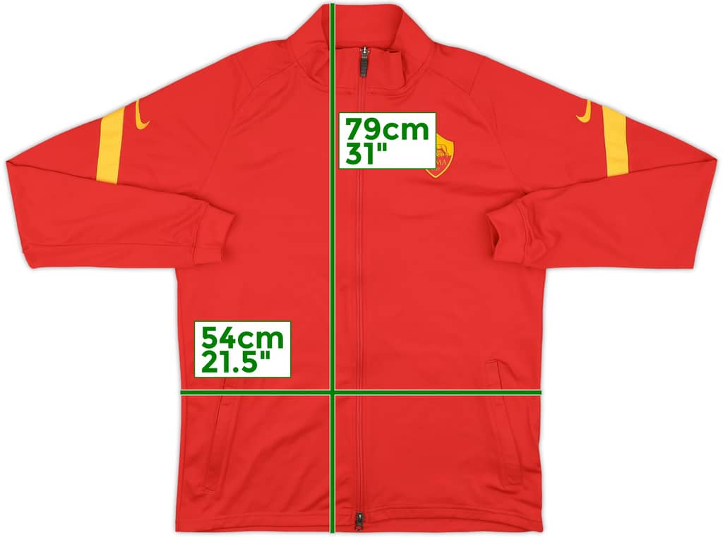 2020-21 Roma Nike Track Jacket - 8/10 - (L)