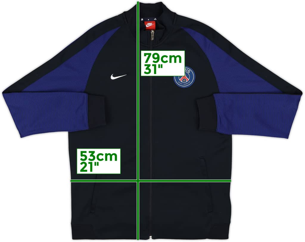 2016-17 Paris Saint-Germain Nike Track Jacket - 8/10 - (L)