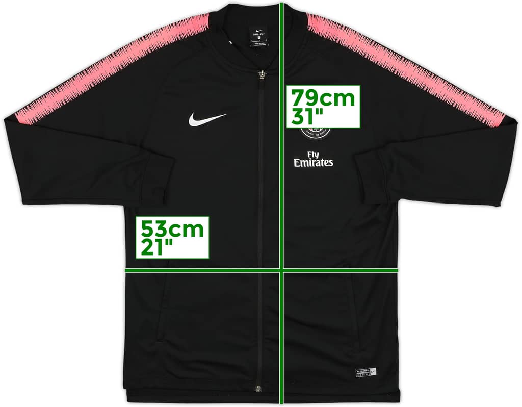 2018-19 Paris Saint-Germain Nike Track Jacket - 8/10 - (L)
