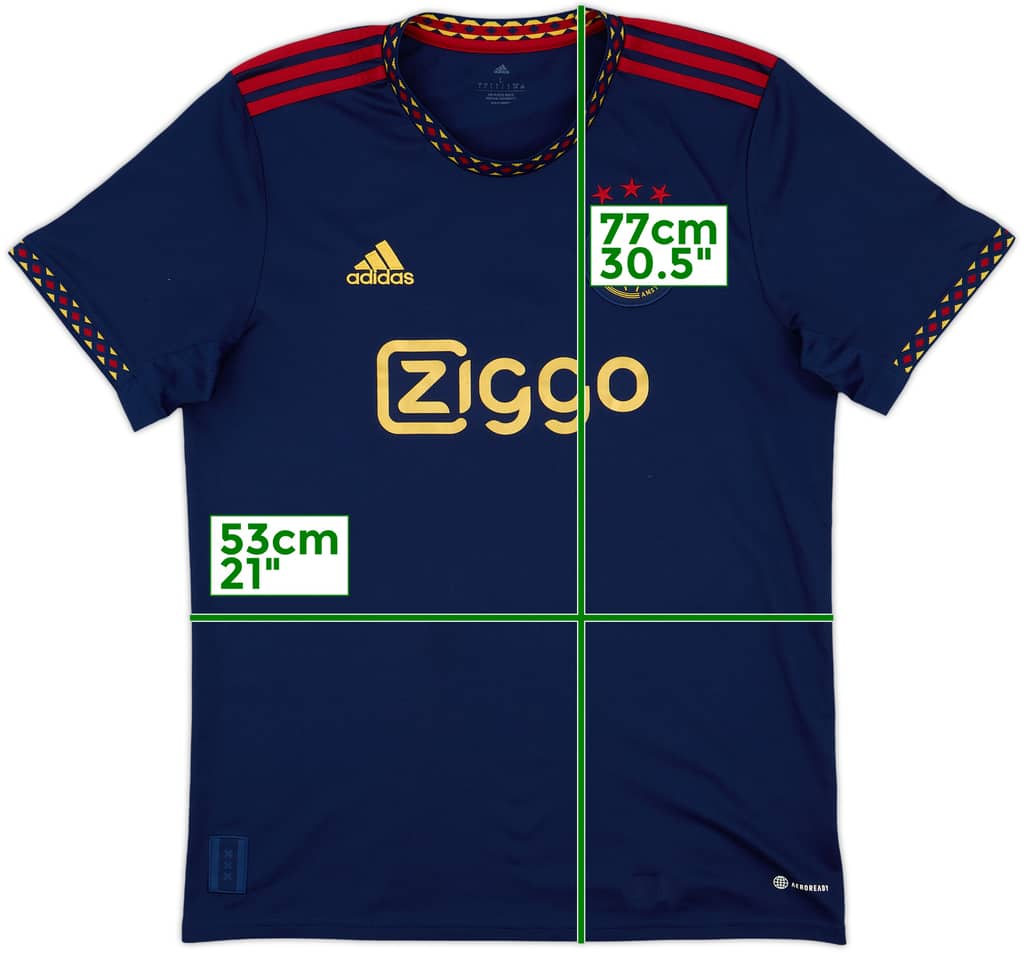 2022-23 Ajax Away Shirt - 8/10 - (L)