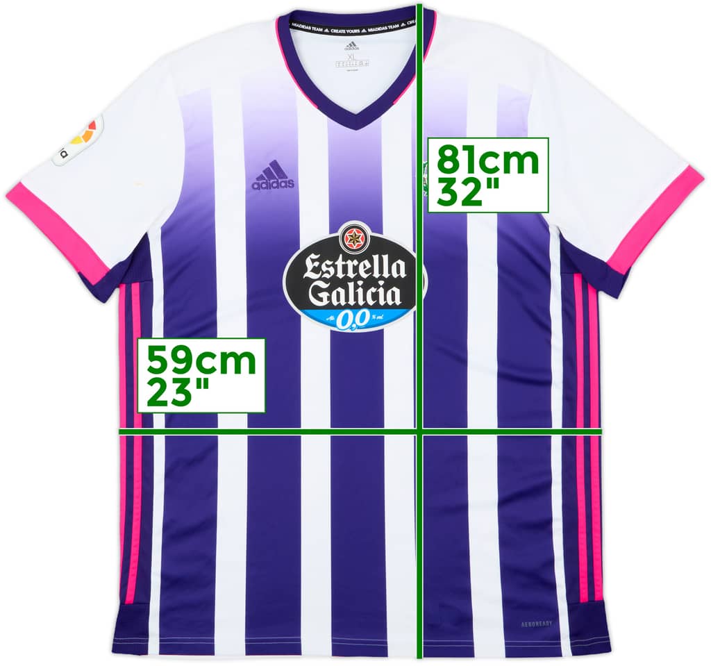 2020-21 Real Valladolid Home Shirt - 7/10 - (XL)