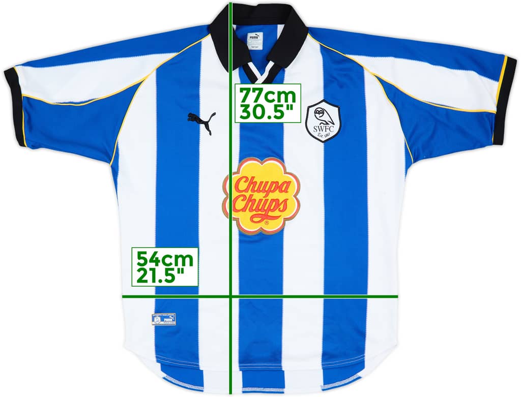 2000-01 Sheffield Wednesday Home Shirt - 7/10 - (L)