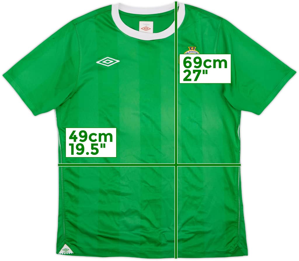 2010-12 Northern Ireland Home Shirt - 8/10 - (S)