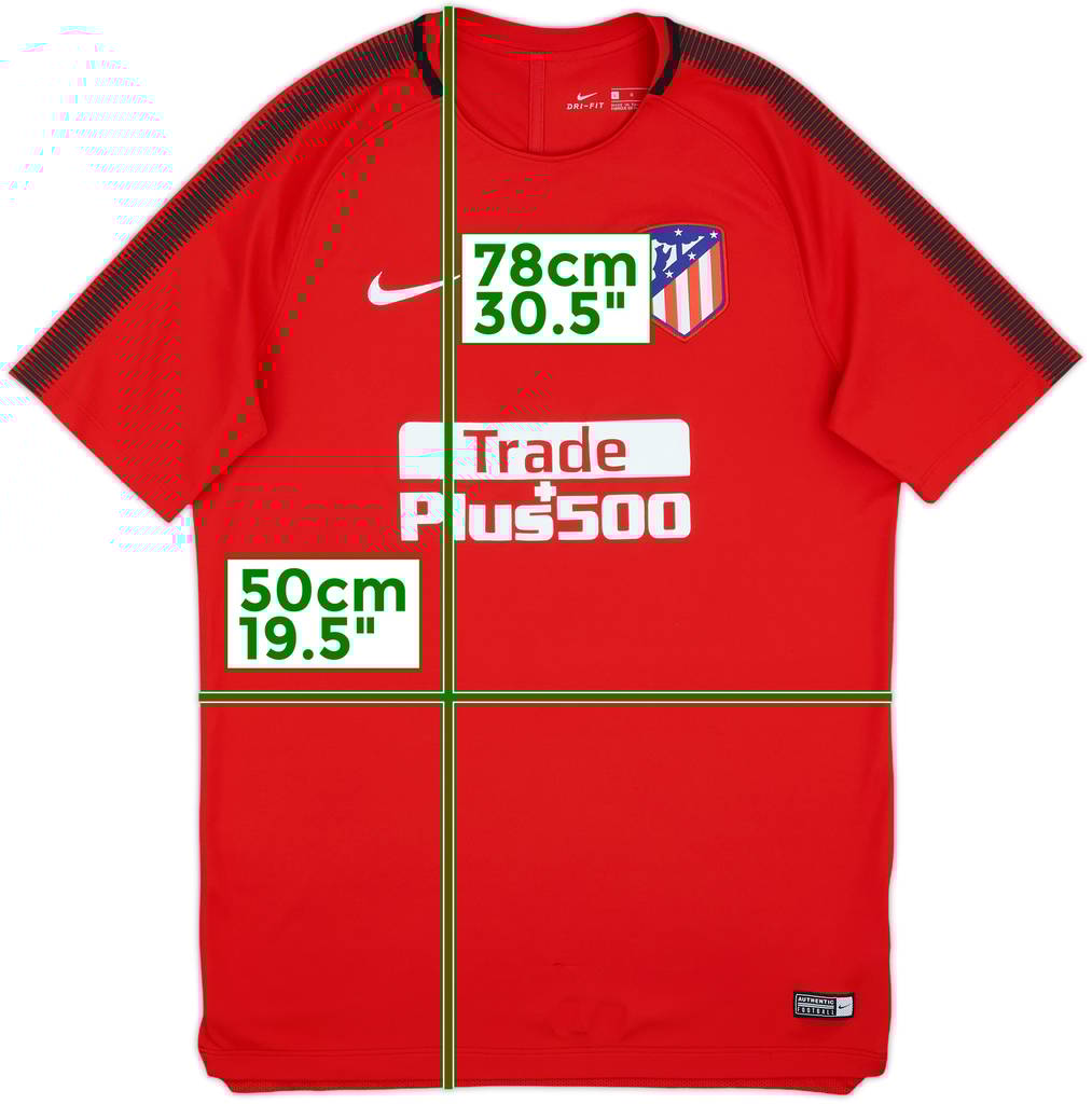 2017-18 Atletico Madrid Nike Training Shirt - 8/10 - (L)