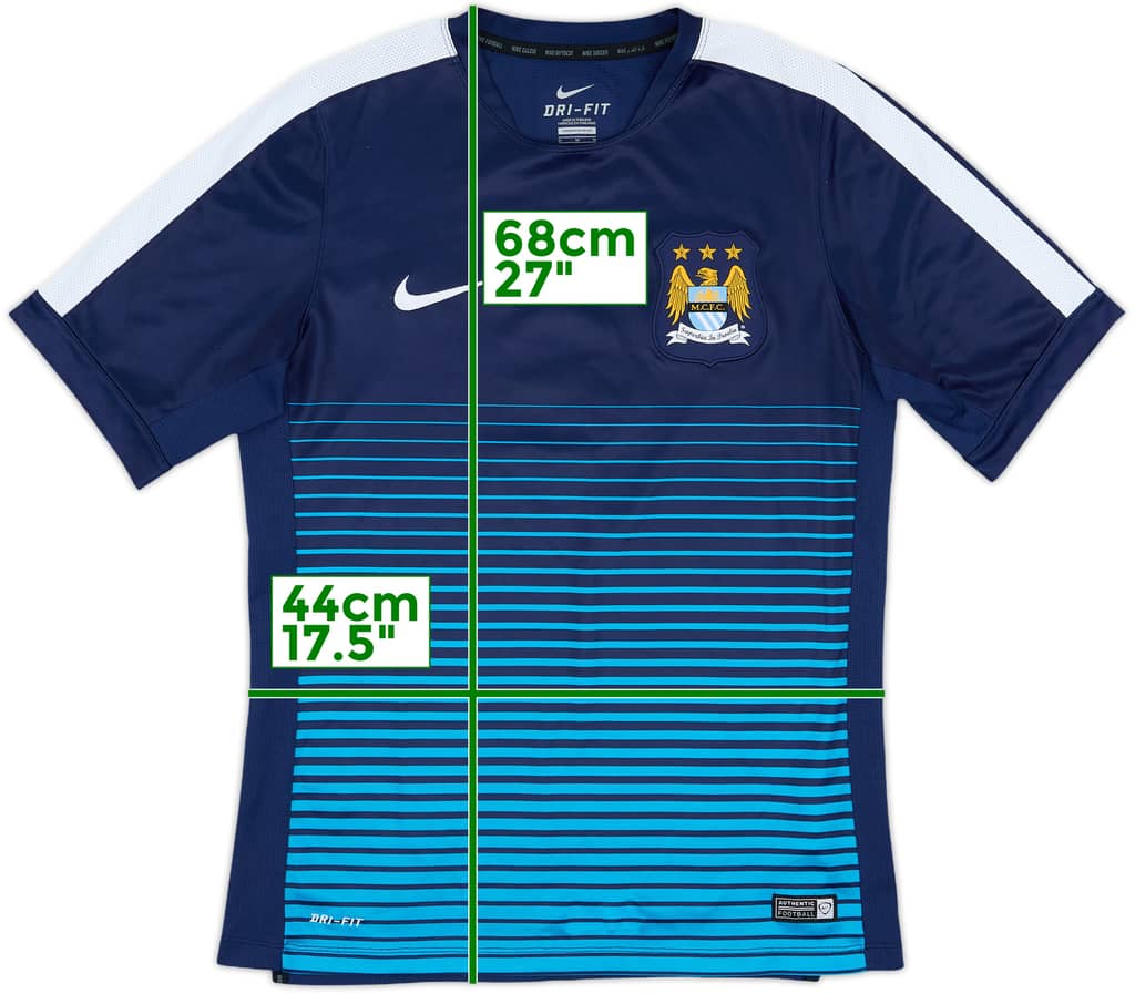 2014-15 Manchester City Nike Training Shirt - 9/10 - (M)