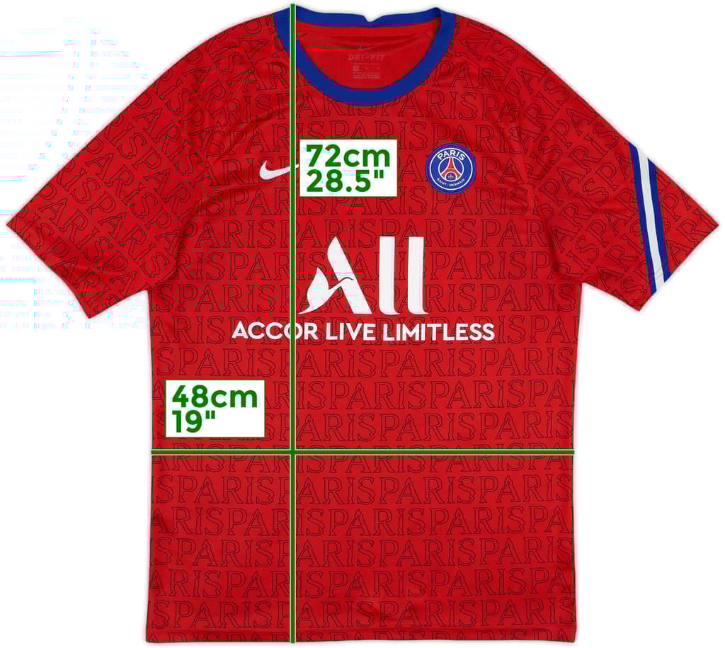 2020-21 Paris Saint-Germain Nike Training Shirt - 7/10 - (M)