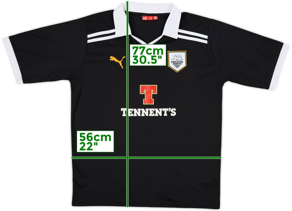 2011-12 Preston Away Shirt - 9/10 - (XL)
