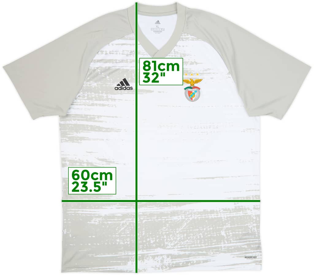 2020-21 Benfica adidas Training Shirt - 9/10 - (XL)