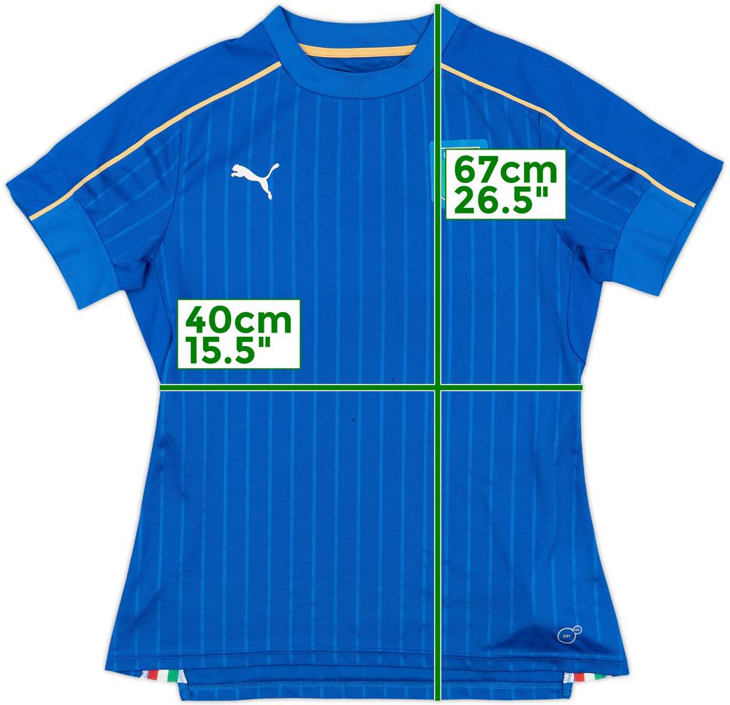 2016-17 Italy Home Shirt - 5/10 - (Women's M)