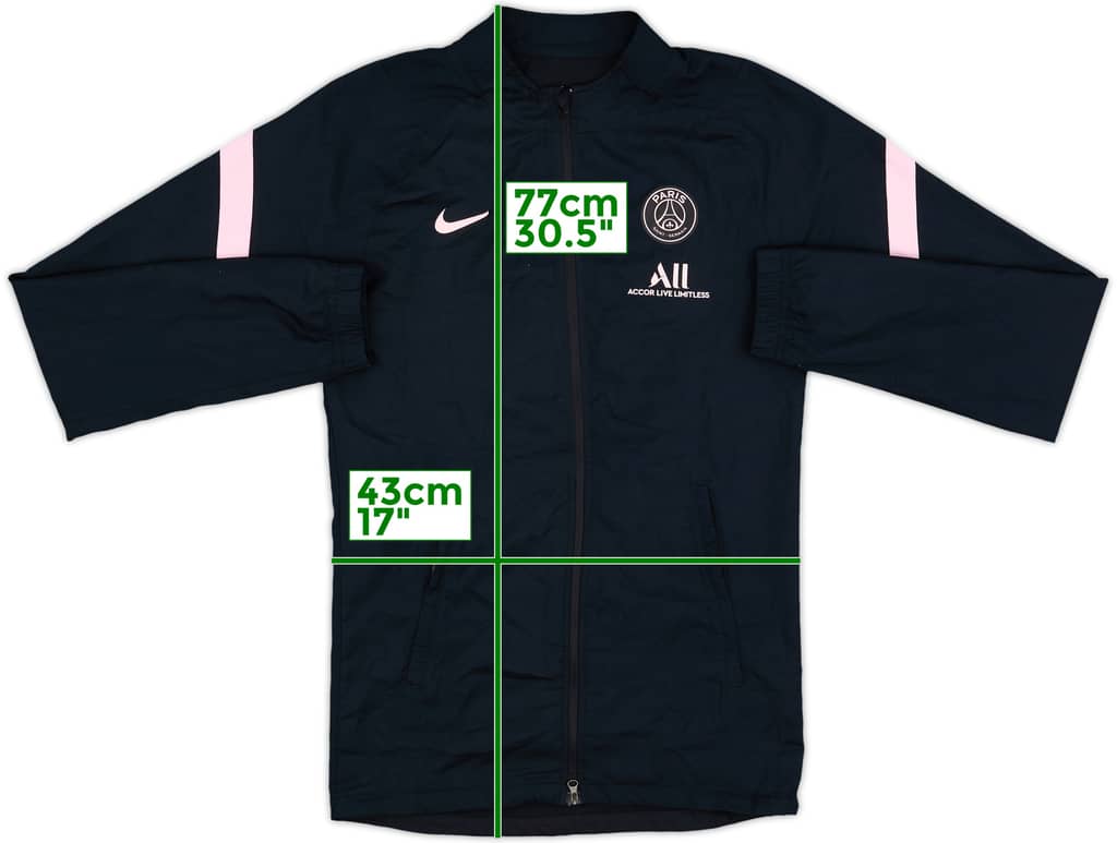 2021-22 Paris Saint-Germain Nike Track Jacket - 5/10 - (XS)