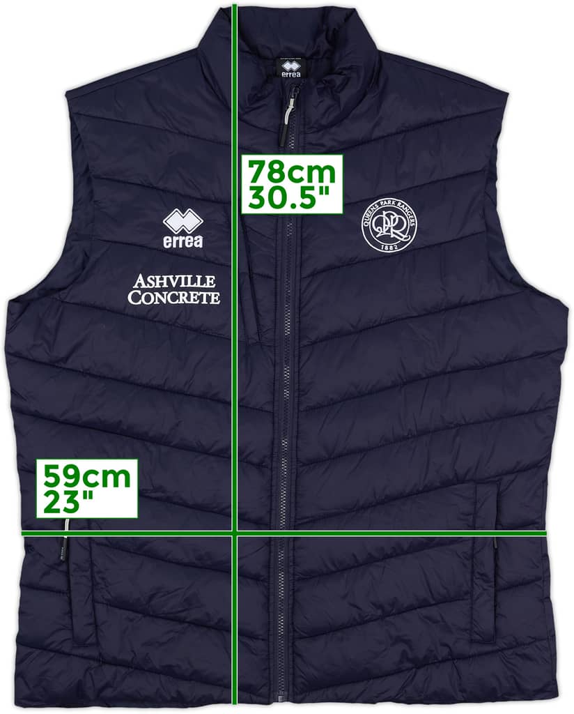 2017-18 QPR Errea Padded Gilet - 8/10 - (XL)