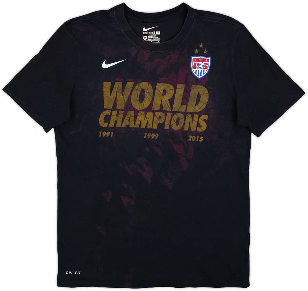 2015-16 USA Women's 'World Champions' Graphic Tee - 4/10 - (M)