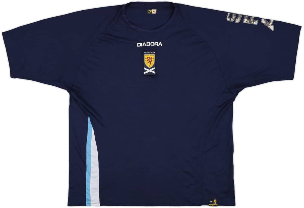 2007-08 Scotland Diadora Training Shirt - 5/10 - (XL)
