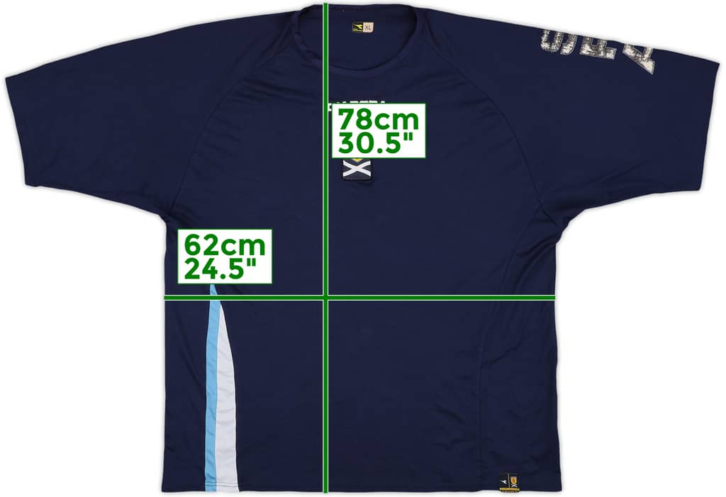 2007-08 Scotland Diadora Training Shirt - 5/10 - (XL)