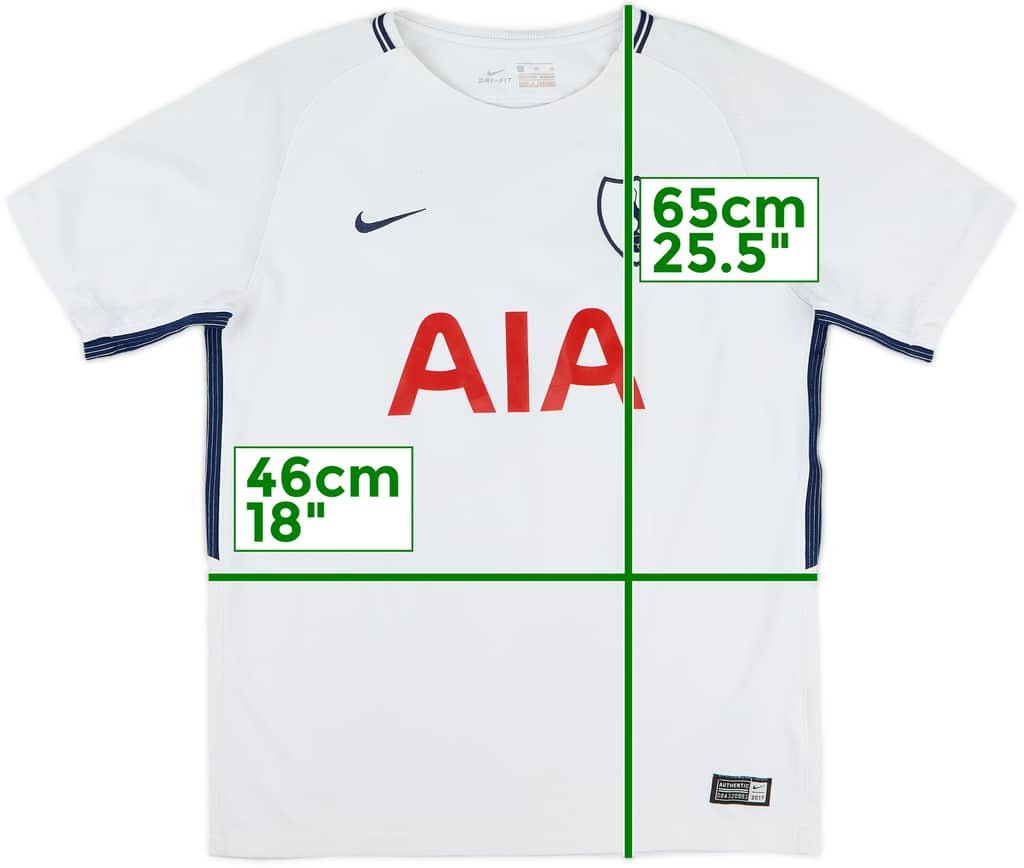 2017-18 Tottenham Home Shirt - 5/10 - (XL.Boys)