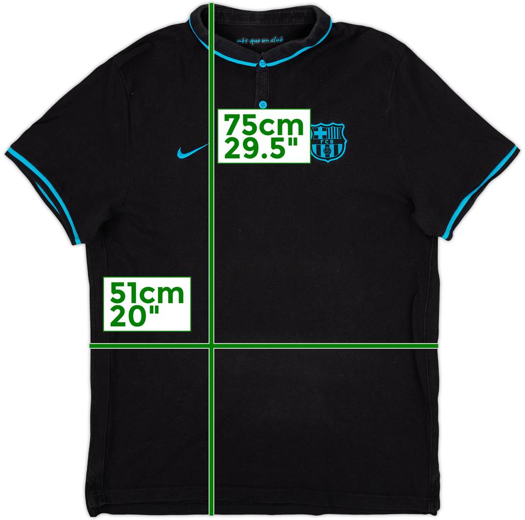 2015-16 Barcelona Nike Polo Shirt - 6/10 - (XL)
