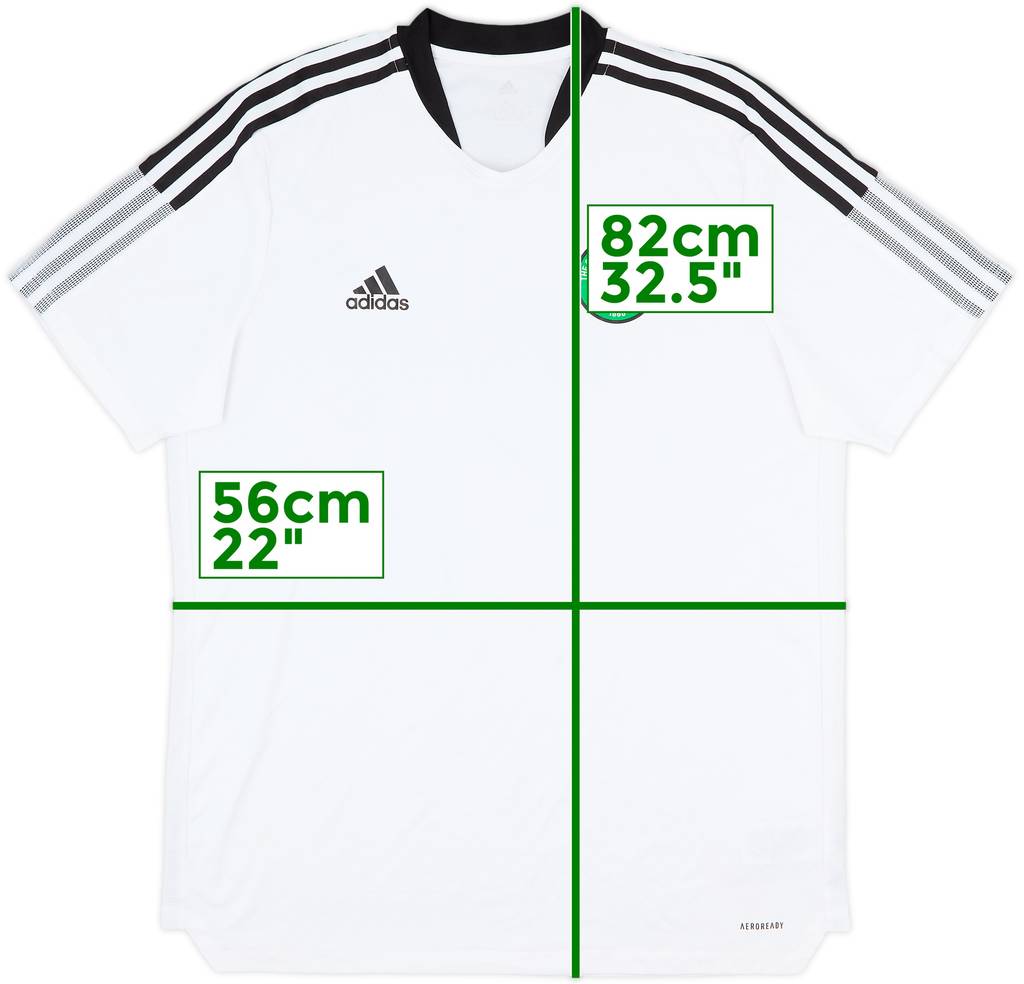 2021-22 Celtic adidas Training Shirt - 9/10 - (XL)