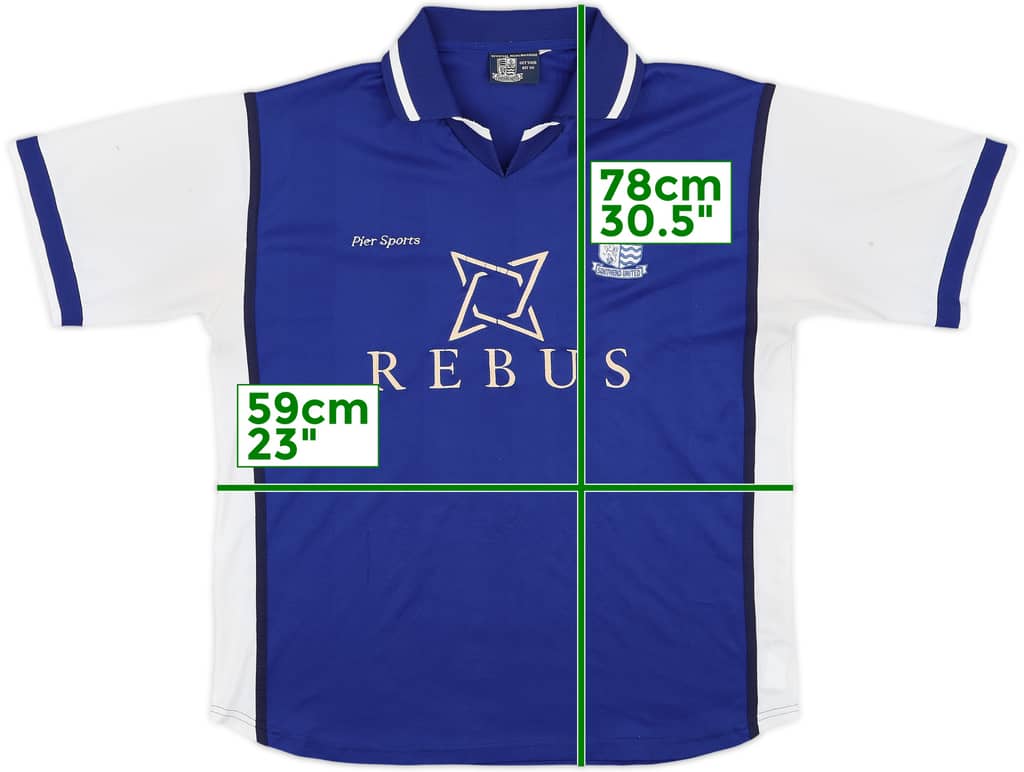 2000-01 Southend Home Shirt - 6/10 - (L)