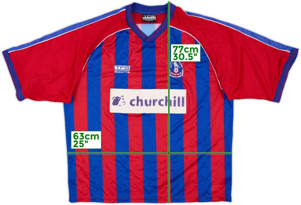 1999-01 Crystal Palace Home Shirt - 6/10 - (XXL)