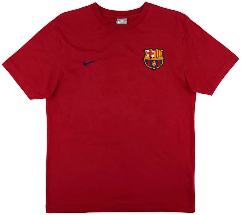 2009-10 Barcelona Nike Cotton Tee - 9/10 - (M)