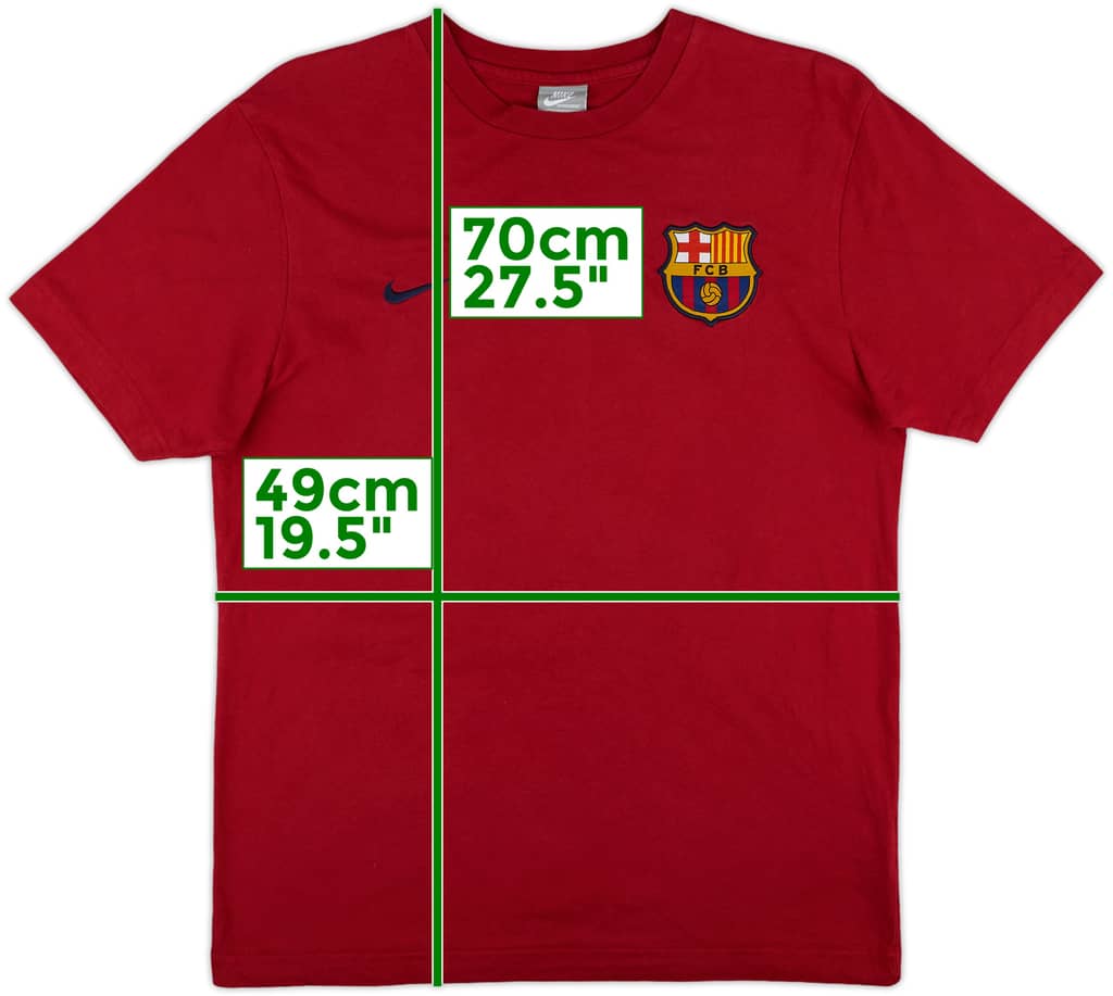 2009-10 Barcelona Nike Cotton Tee - 9/10 - (M)