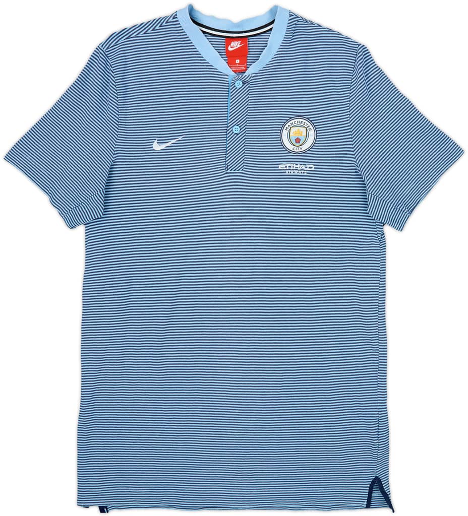 2017-18 Manchester City Nike Polo Shirt - 8/10 - (L)