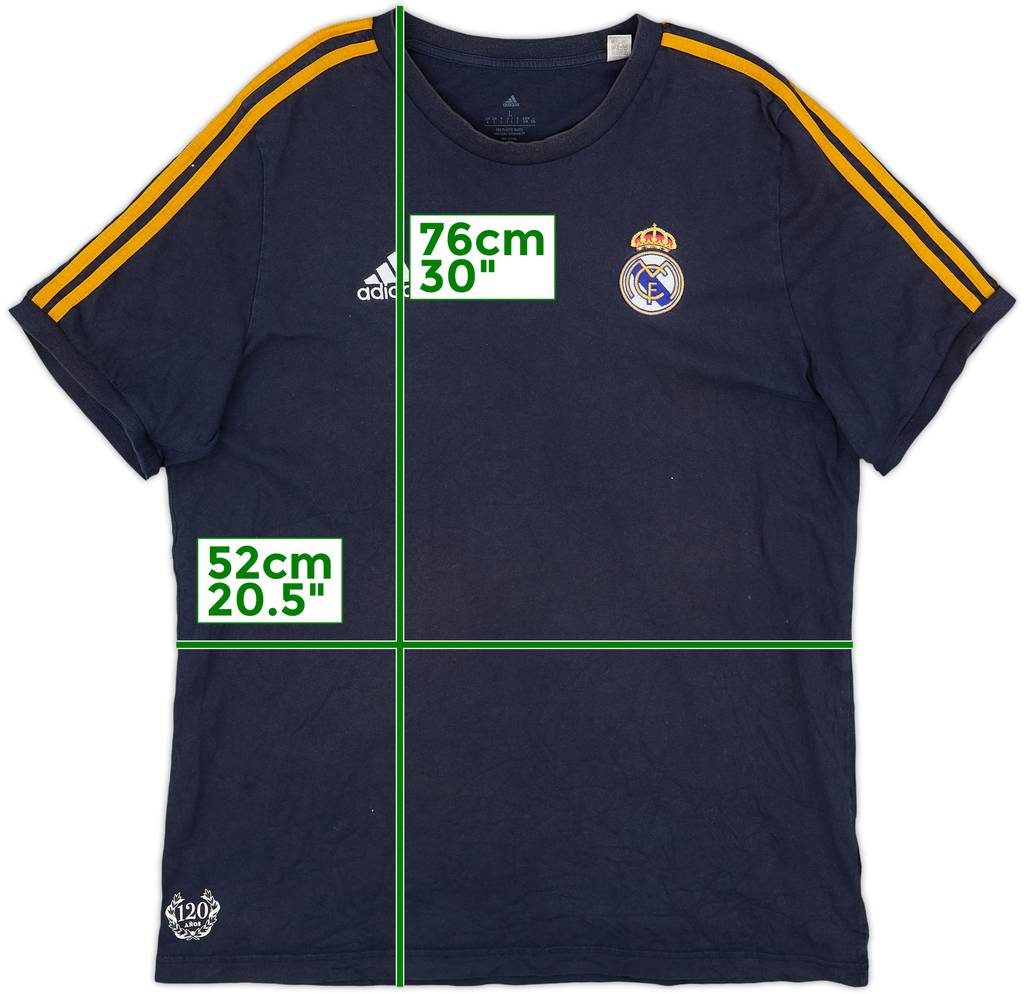 2022-23 Real Madrid adidas Graphic Tee - 9/10 - (L)