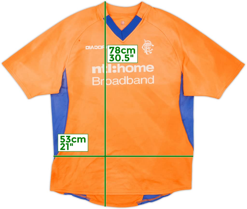 2002-03 Rangers Away Shirt - 3/10 - (L)