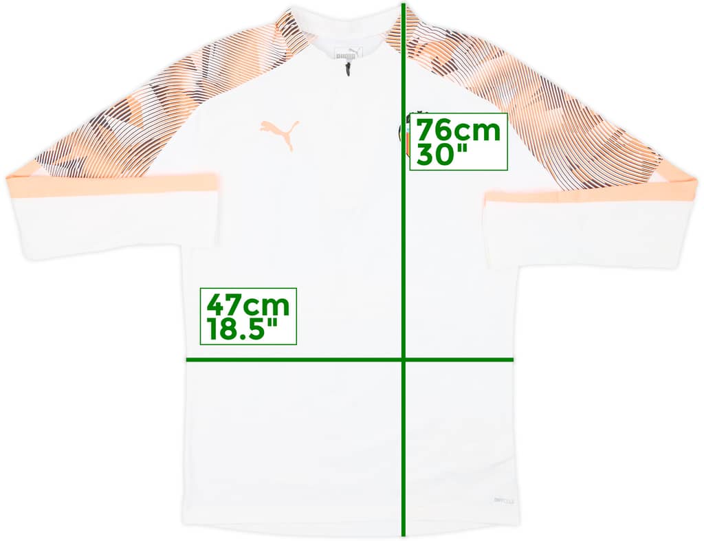 2019-20 Valencia Puma 1/4 Zip Drill Top - 8/10 - (S)