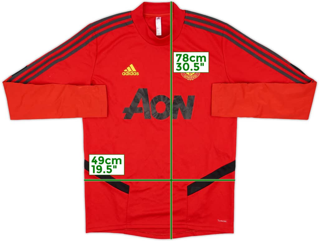 2019-20 Manchester United adidas Sweat Top - 6/10 - (M)