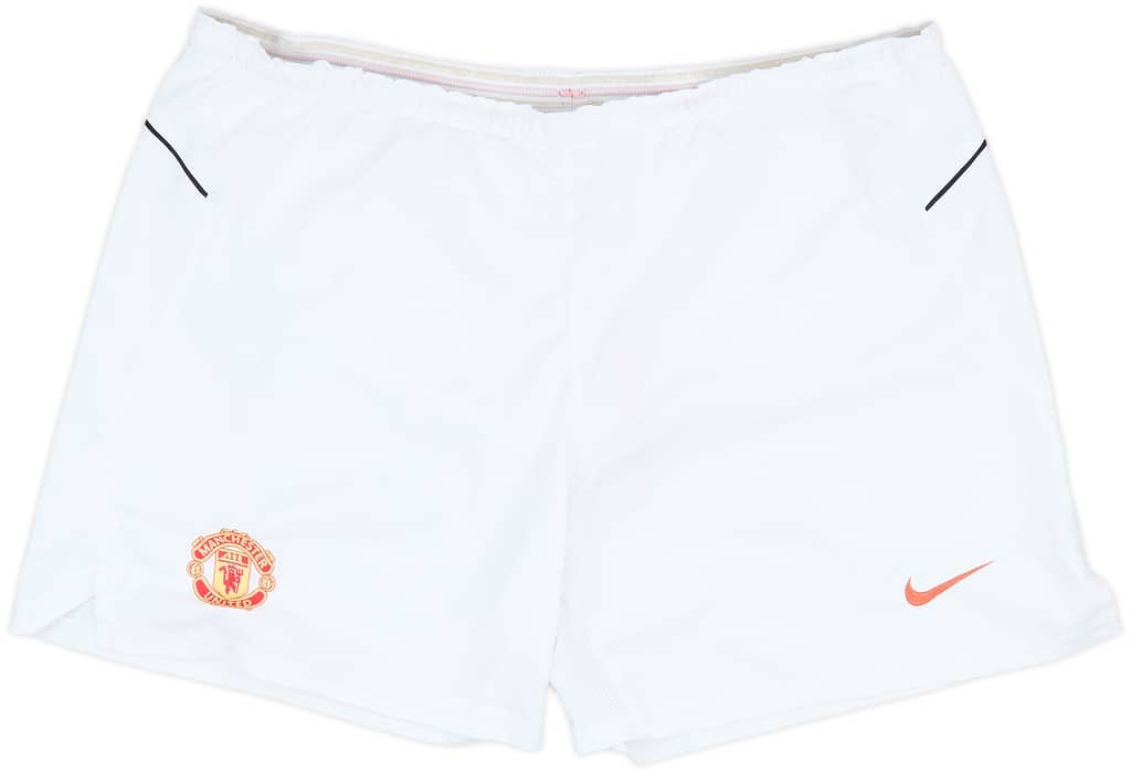 2004-06 Manchester United Home Shorts - 7/10 - (XXL)