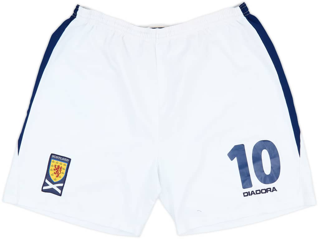 2003-05 Scotland Player Issue Home Shorts #10 - 9/10 - (M)