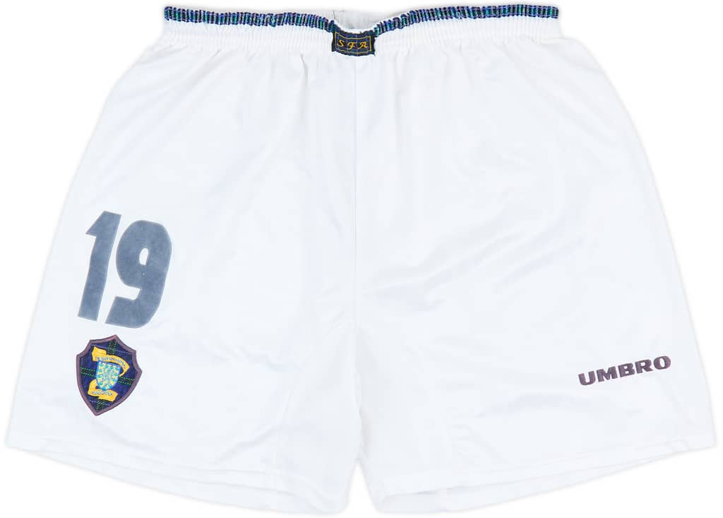 1998-00 Scotland Player Issue Home Shorts #19 - 8/10 - (L)