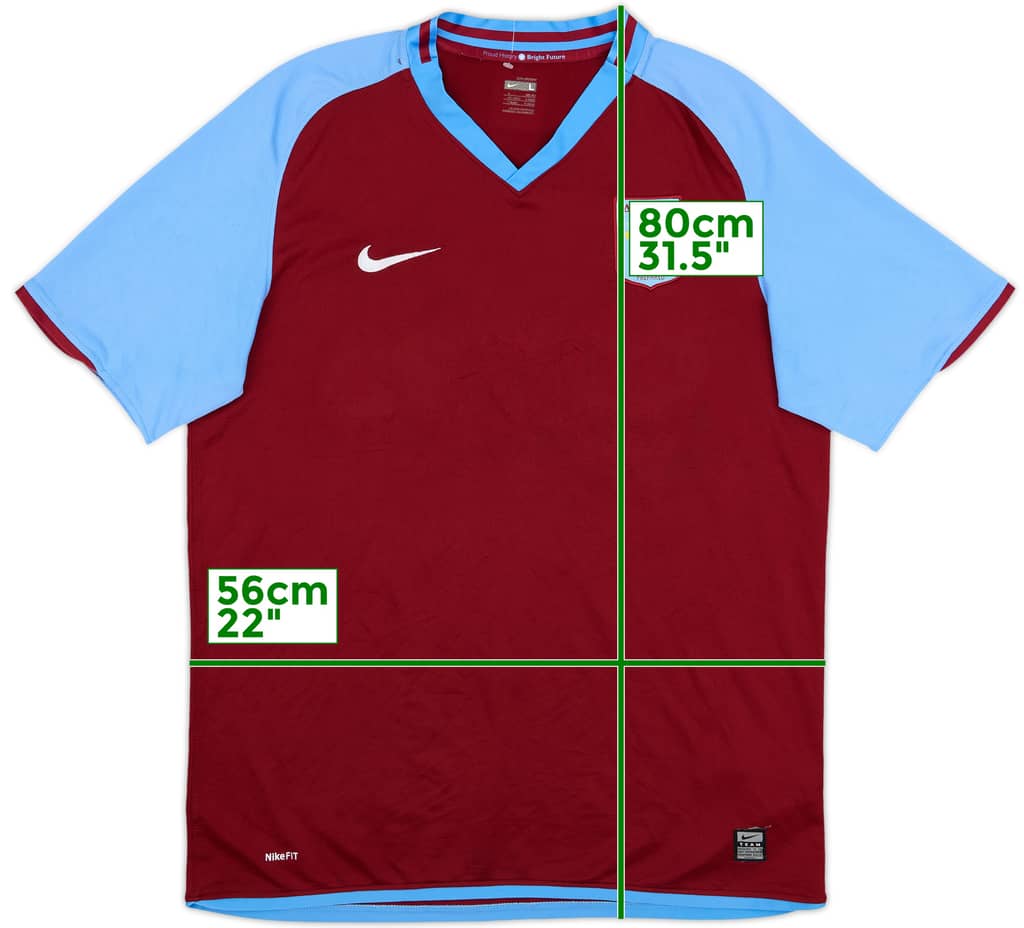 2008-09 Aston Villa Home Shirt - 4/10 - (L)