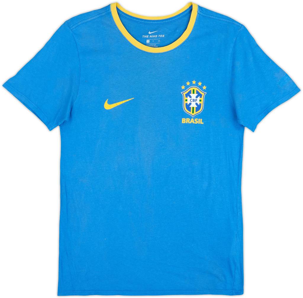 2018-20 Brazil Nike Cotton Tee - 6/10 - (S)