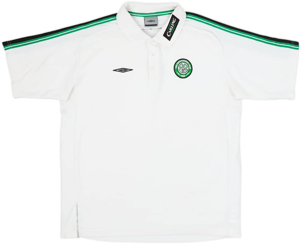 2001-02 Celtic Umbro Polo Shirt - 6/10 - (L)