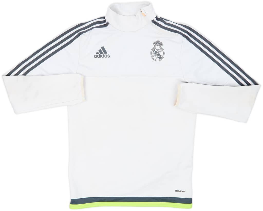 2015-16 Real Madrid adidas 1/4 Zip Drill Top - 5/10 - (S)