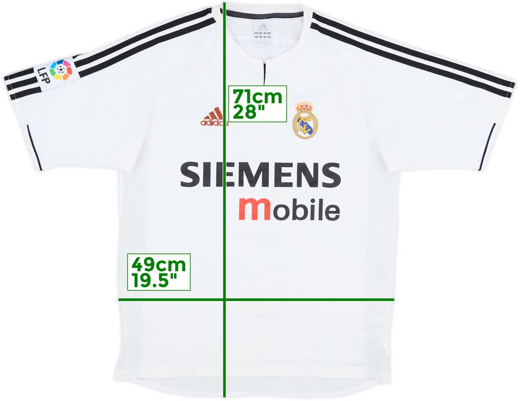 2003-04 Real Madrid Home Shirt - 5/10 - (S)