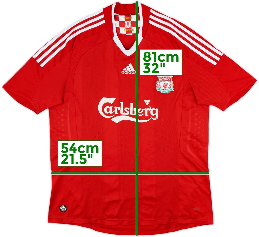 2008-10 Liverpool Home Shirt - 5/10 - (L)