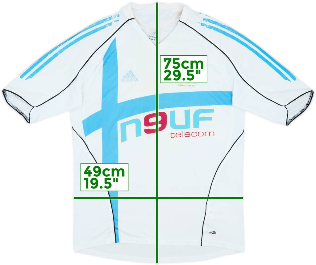 2005-06 Olympique Marseille Home Shirt - 5/10 - (M)