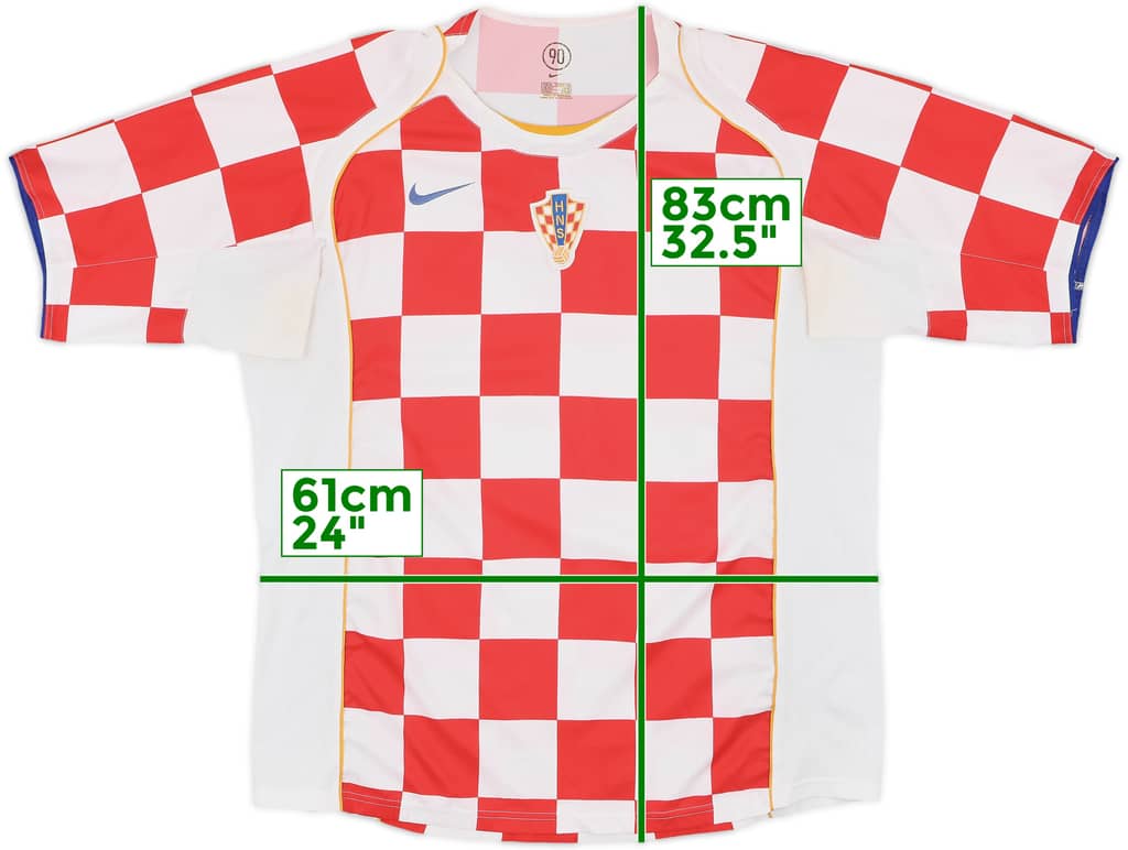 2004-06 Croatia Home Shirt - 8/10 - (XL)
