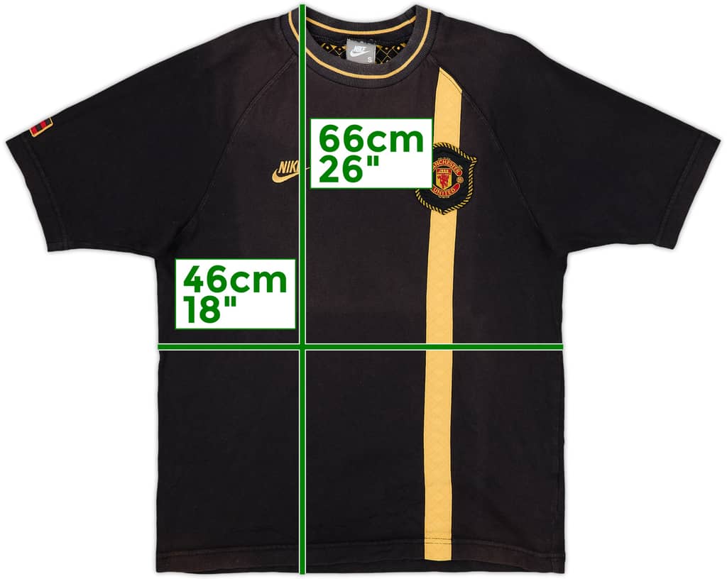2007-08 Manchester United Nike Cotton Tee - 5/10 - (S)