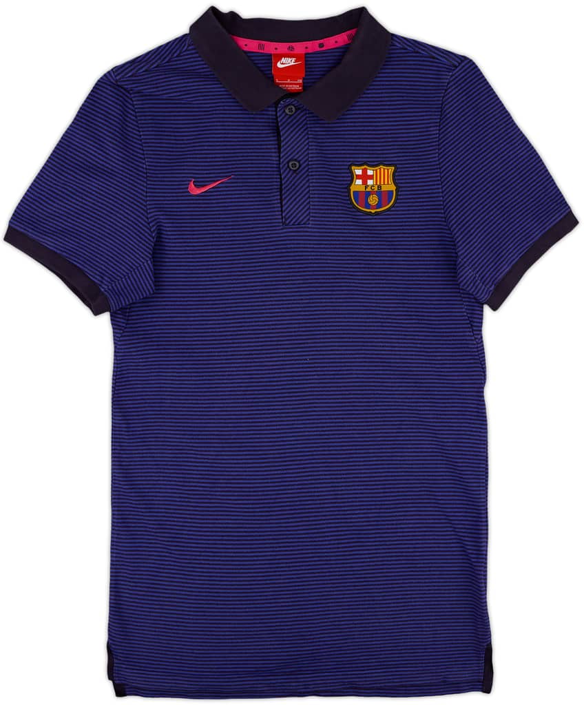2016-17 Barcelona Nike Polo Shirt - 9/10 - (S)