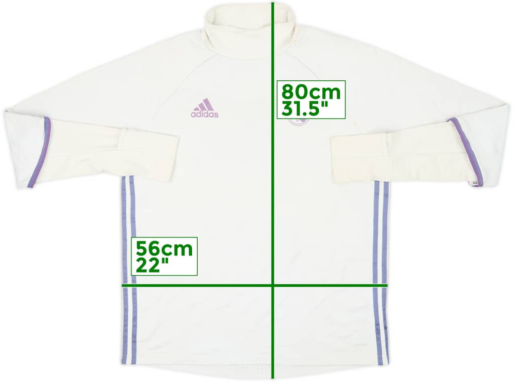 2016-17 Real Madrid adidas Drill Top - 5/10 - (L)