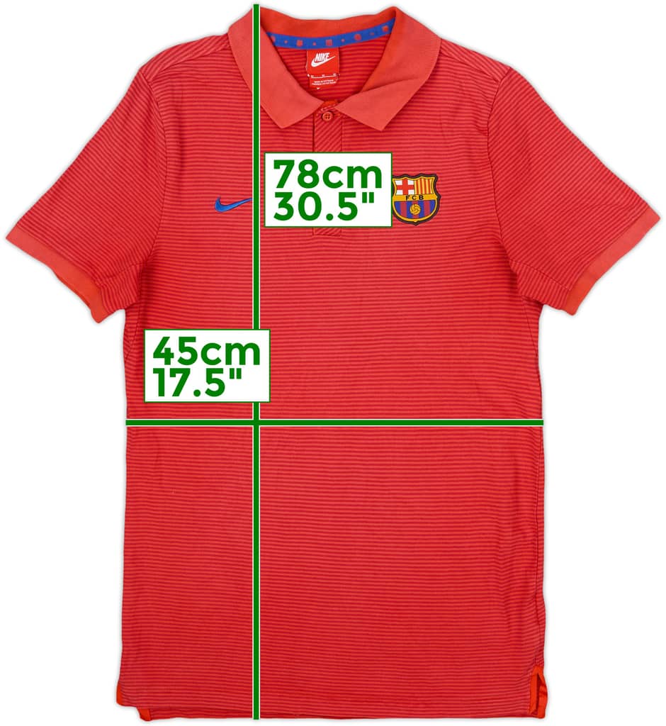 2016-17 Barcelona Nike Polo Shirt - 7/10 - (M)