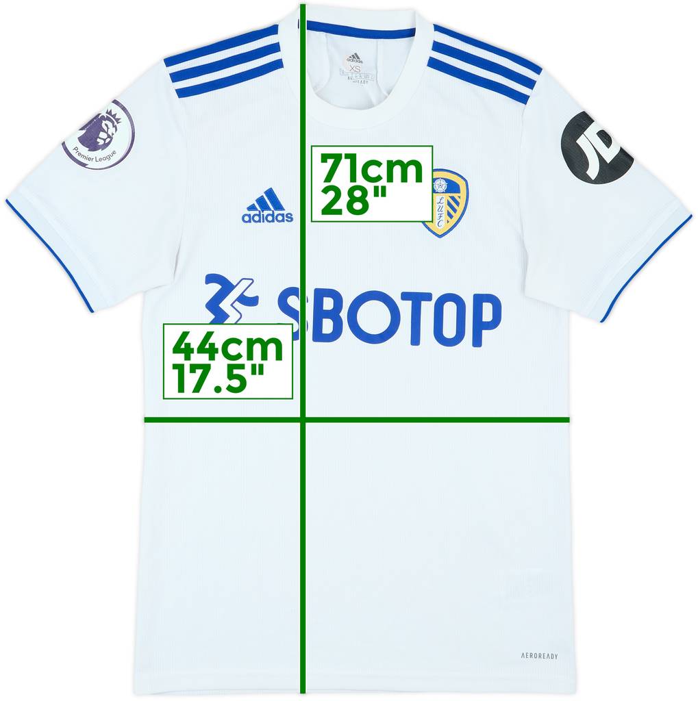 2020-21 Leeds United Home Shirt - 7/10 - (XS)
