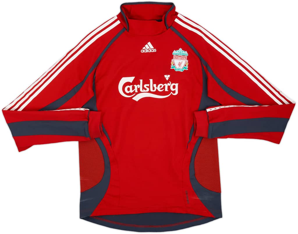 2006-07 Liverpool adidas Drill Top - 8/10 - (M)