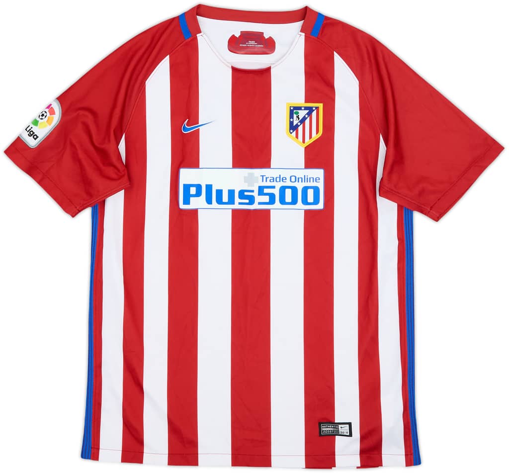 2016-17 Atletico Madrid Home Shirt - 8/10 - (XL.Boys)